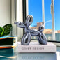 ceramics Balloon Dog Sculpture Home Decor room Decoration Accessories Office Nordic Animal Decorative Sculptures and Figurines