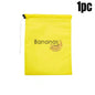 Durable Yellow Banana Storage Bag – Insulated Fresh-Keep Drawstring Bag for Fruits & Vegetables | Reusable Banana Preservation Pouch