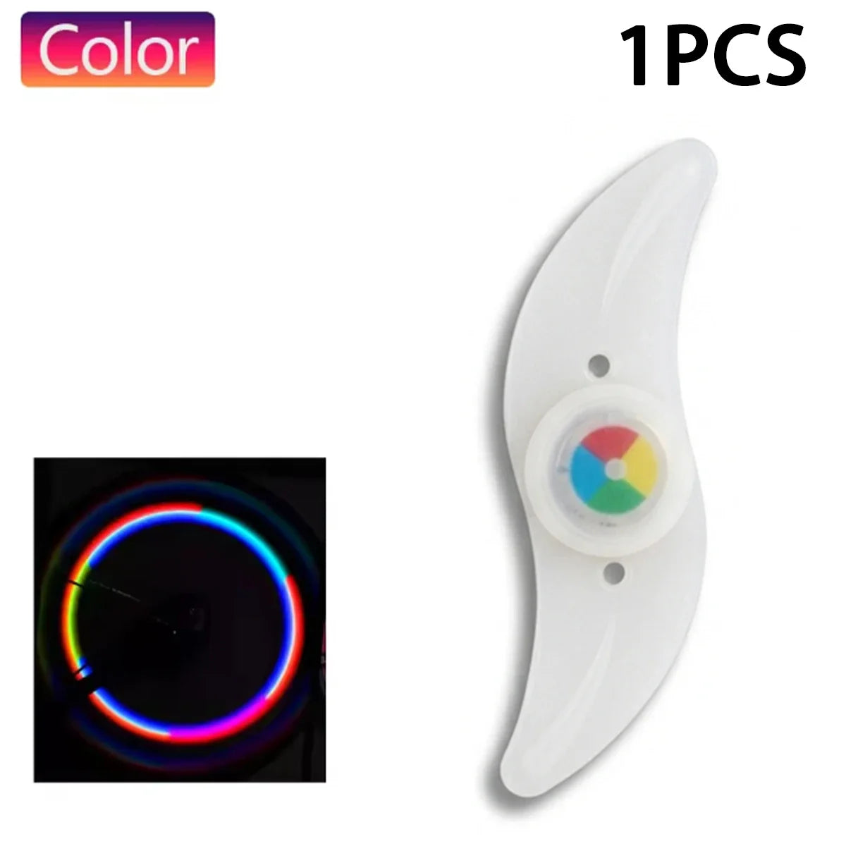 Bicycle Spoke Lights IP67 Waterproof LED Bike Wheel Lights Colorful Cycling Wheel Spoke Lamp Safety Warning Bike Accessories