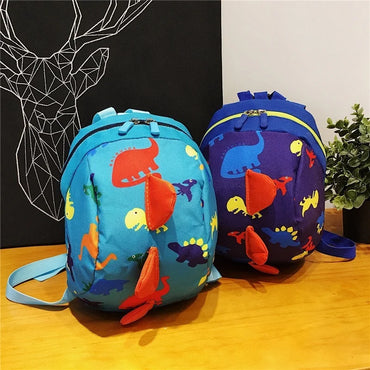 Toddler Dinosaur Safety Harness Backpack with Detachable Leash – Kids Anti-Lost Preschool School Bag