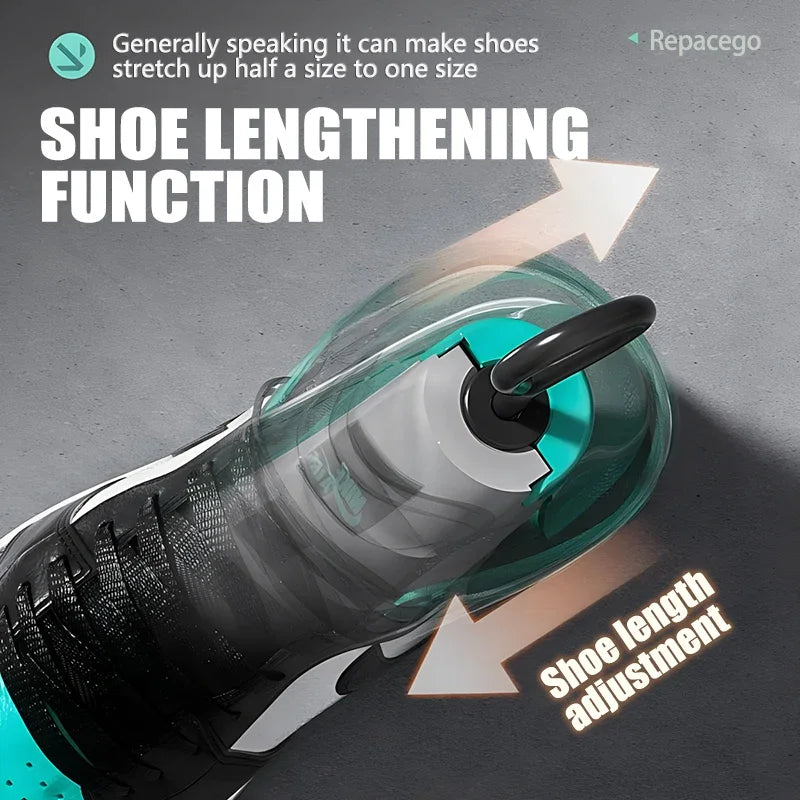 Repacego 4-Way Adjustable Shoe Stretcher - Length & Width, S (EUR 37-42) and L (EUR 42-47), ABS & Metal, Unisex