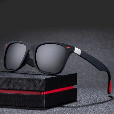 Retro Rectangle Sunglasses UV400 – Vintage Driver Sport Shades for Men & Women