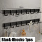 Heavy-Duty Adhesive Wall-Mounted Towel and Clothes Hook - No-Drill Stainless Steel Multi-Hook for Bathroom and Kitchen