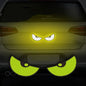 Reflective Devil Eye Car Stickers - 2-Pack Visibility & Safety Decals