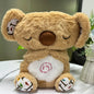 1pc Anxiety Relief sleeping Koala Breathing Plush Toy - Soothing Stuffed Animal w/ Heartbeat, Anxiety Relief Gift for Birthday & Christmas