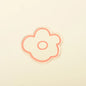 Flower Coasters Acrylic Waterproof Heat Insulation Anti Slip Coffee Cup Mats Cute Flowers Pads Kitchen Tableware Pad Decoration
