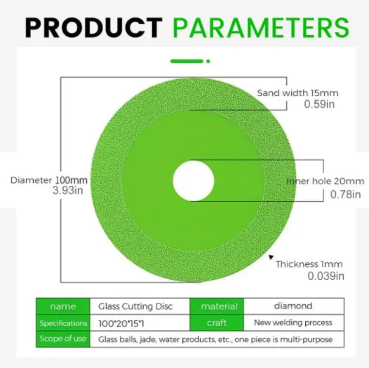 Turbo Diamond Saw Blade 105/115/125 mm (4-1/8, 4-1/2, 5 in) for Granite Marble Porcelain Tile - Angle Grinder Cutting Disc