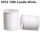 200ft (61m) 24-Ply Braided Cotton Candle Wick Roll – DIY Candle Wicks for Soy, Paraffin & Beeswax