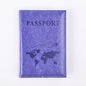 Colorful PU Passport Holder - Travel Passport Cover with ID & Card Slots
