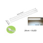 Under-Cabinet Rechargeable LED Motion Sensor Strip Light Magnetic Battery-Operated for Kitchen Cabinet Closet — 10/20/30/50cm (3.9/7.9/11.8/19.7 in)