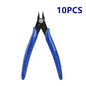 Diagonal Pliers Side Cutting Nippers Wire Cutter 125mm (4.92 in) - Pack of 1/5/10 for Electronics, Jewelry and Model Making