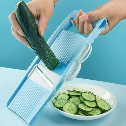 5-in-1 Multi-Function Vegetable Chopper — Mandoline Slicer, Veggie Dicer & Onion Cutter
