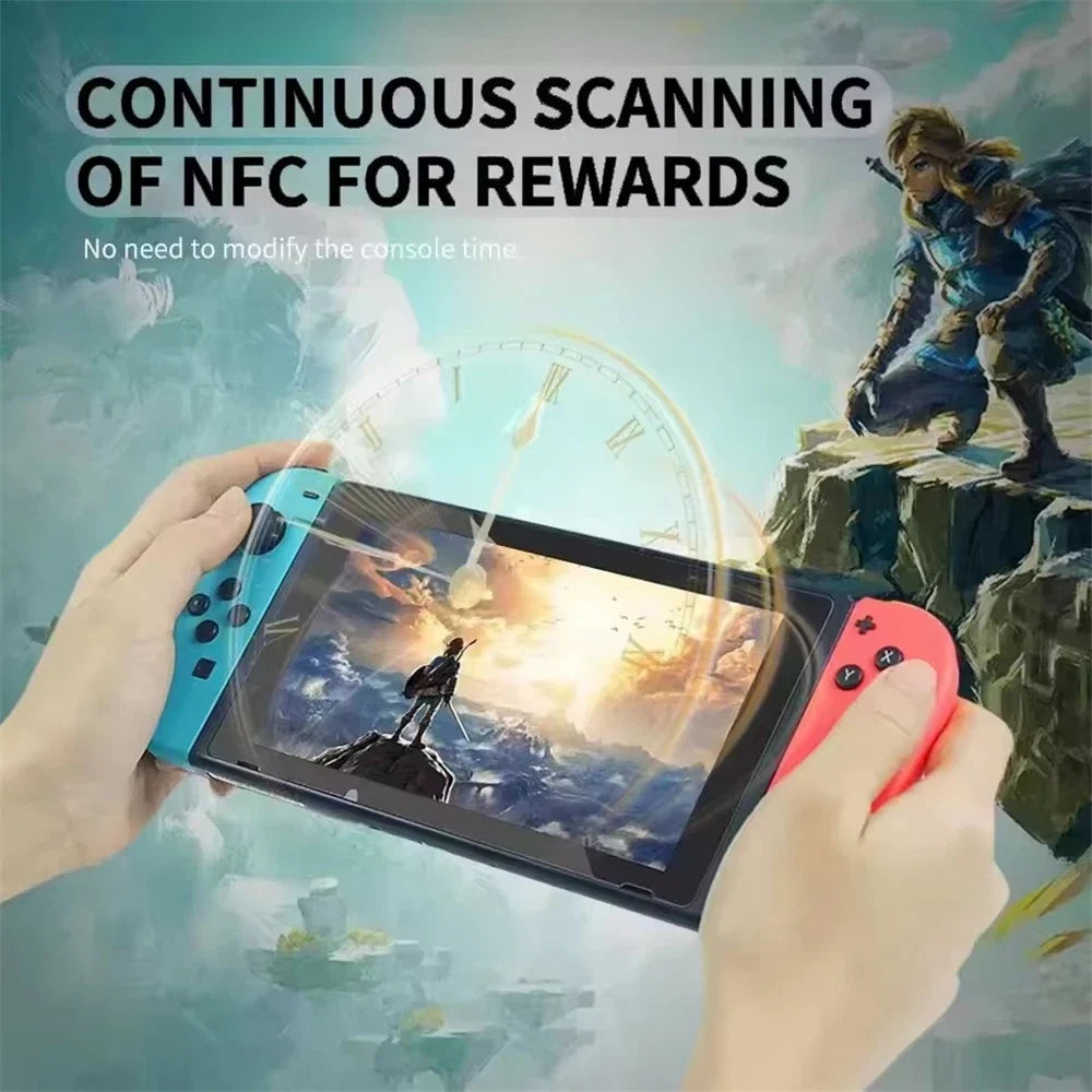 For Amiibo NFC Pixl Emulator Simulator Chargeable Bluetooth Intelligent Simulator for Switch2/Switch WiiU 3DS Game Accessories