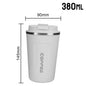 Thermo Cafe Coffee Mug Car Thermos Mug 380/510ML Leak_Proof Travel Thermo Cup for Tea Water Coffee Double Stainless Steel