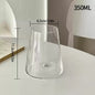 Clear Tall Glass Coffee Mug – Iced Coffee, Milk, Juice & Cocktail Drinkware