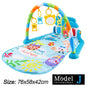 Baby Fitness Play Gym with Music & Piano Mat