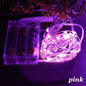 Battery Operated LED Fairy Lights – Copper Wire String Lights for Bedroom, Christmas & Parties | 20–100 LEDs, 2–10 m (6.6–32.8 ft), AA Powered, Multicolor