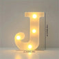 16cm (6.3 in) LED Marquee Letter & Number Light - Battery-Operated Night Lamp for Home, Wedding, Bar & Party Decor