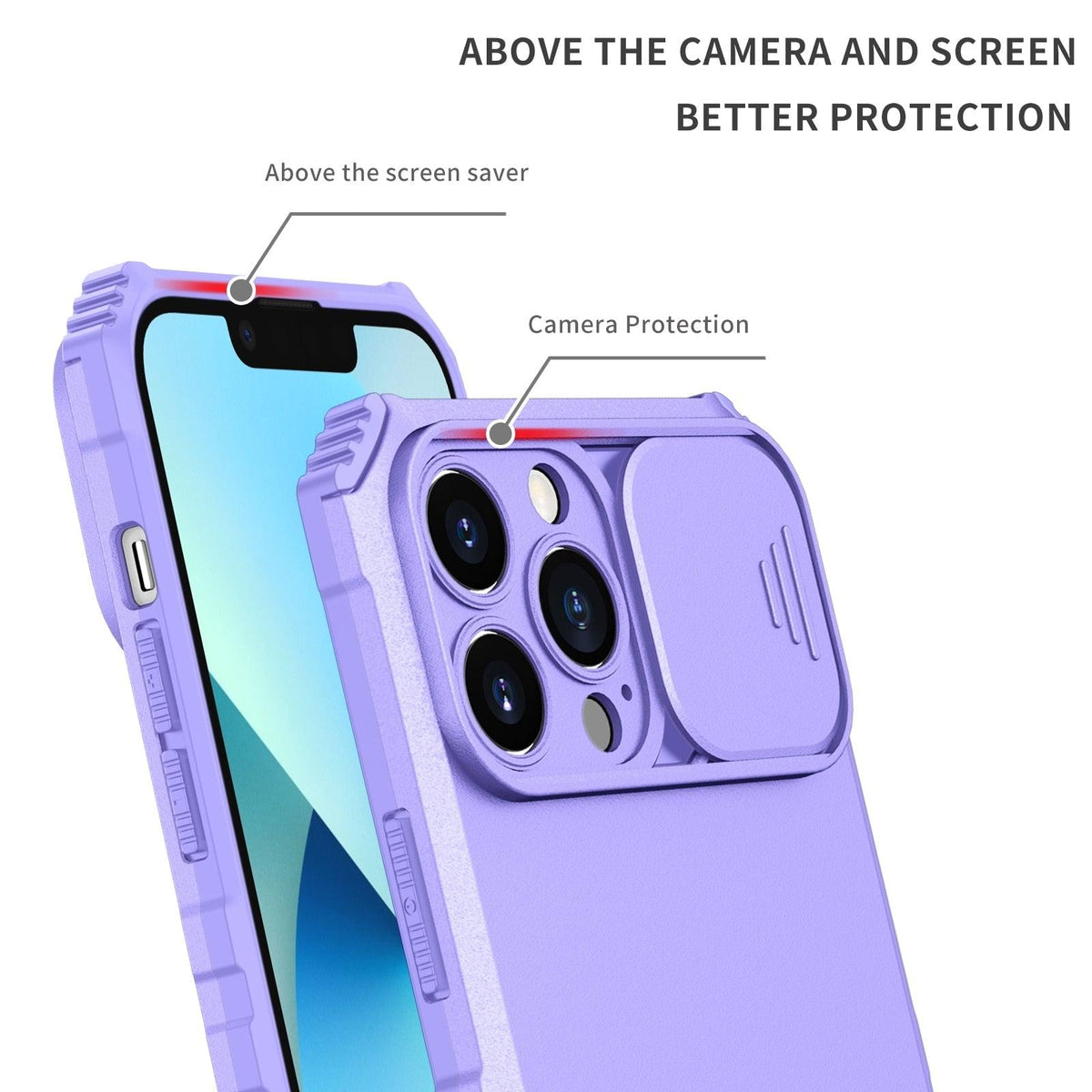 STEVVEX Dual-Layer Kickstand iPhone Case - 8 Colors, 4-Corner Protection, iPhone 11, 12, 13 & SE Series