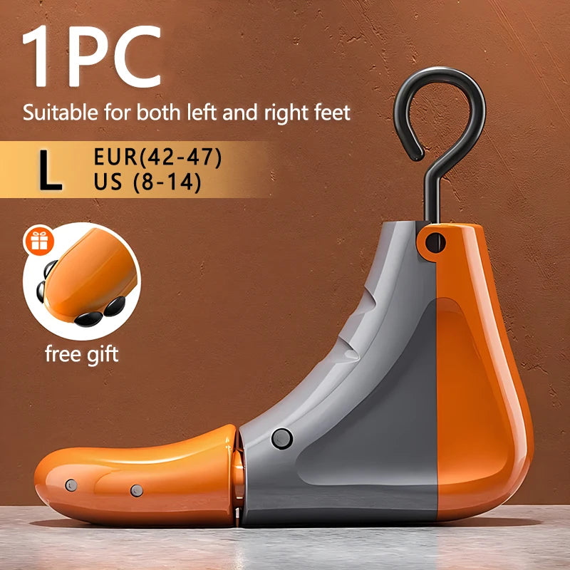 Repacego 4-Way Adjustable Shoe Stretcher - Length & Width, S (EUR 37-42) and L (EUR 42-47), ABS & Metal, Unisex