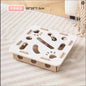 Interactive Cat Puzzle Toy with Sisal Scratching Post
