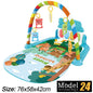 Baby Activity Gym Play Mat with Piano Keyboard 76 x 58 x 42 cm (30 x 23 x 16.5 in) – Musical Infant Play Gym for Newborns 0–36 Months