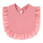 Ruffle Edge Cotton Gauze Baby Bib & Burp Cloth - Lace Saliva Bib for Infants 1-3 Years