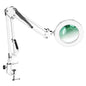 5X LED Magnifying Lamp with 4.3-inch (110 mm) Lens — 72 LED USB Dimmable 3-Color Clamp Magnifier for Soldering, Reading, Beauty & Crafts
