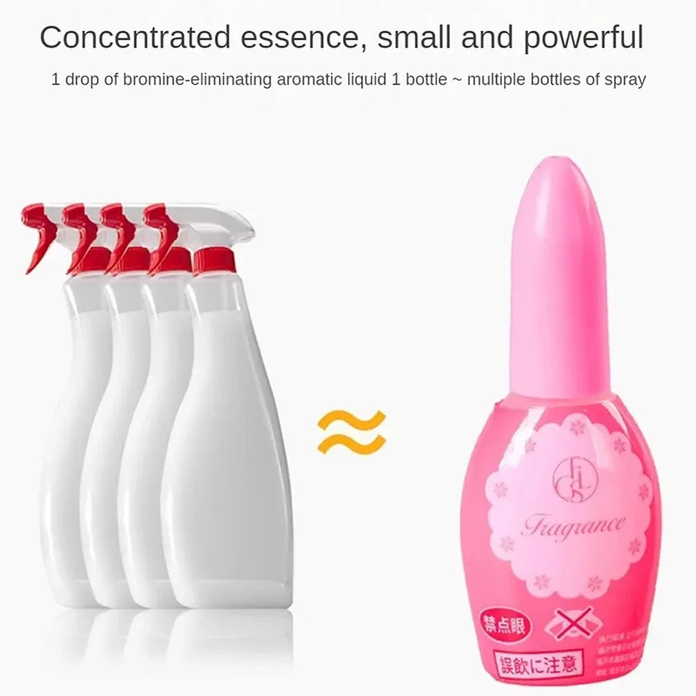 20ml Toilet Deodorizer Liquid Air Freshener One-Drop Aromatherapy Odor Remover for Bathroom, Drain & Sink