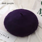 Autumn Winter Felt Beret Hats Women Fashion French Painter Hat Girls Trendy Solid Color Berets Ladies Multicolored Flat Cap