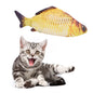 USB Rechargeable Floppy Fish Cat Toy - Interactive Electronic Plush Fish for Cats & Dogs