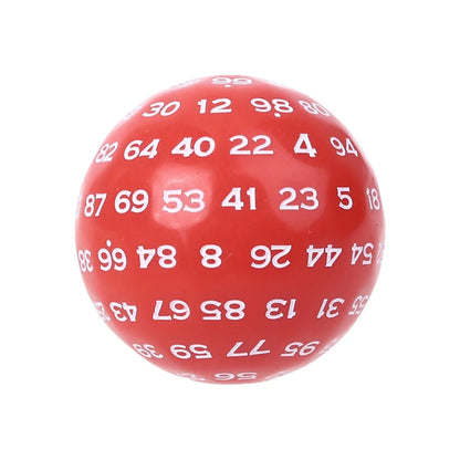 100-Sided D100 Acrylic Dice 48mm / 1.89in Polyhedral RPG Tabletop Game Accessory