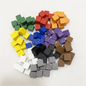 100-Pack 10mm (0.39 in) Colorful Wooden Cubes - Dice Tokens for Crafts, Board Games & Early Education