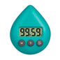 Waterproof Digital Shower & Kitchen Timer with Magnetic Backing, Suction Cup and Wall Mount - Countdown/Count-Up