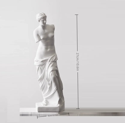 Figurine de la mythologie grecque en résine, Statue de Venus de Milo, Sculpture d'Afrodite, Figurine de déesse, décoration arti