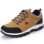 Men's Casual Leather Sneakers – Lightweight Walking & Tennis Shoes with EVA Sole