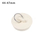 Universal Rubber Sink & Bathtub Drain Stopper Plug — Leakproof Floor Drain Strainer, White