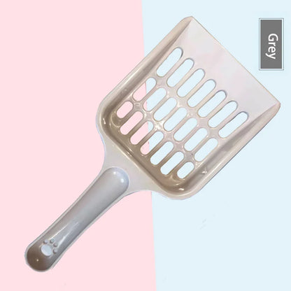 Cat Litter Scoop - Hollow Tofu Mesh Sifter, Lightweight Plastic, Multiple Colors