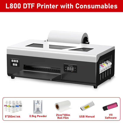 A4 DTF Heat Transfer Printer for Apparel