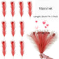Artificial Christmas Branches Home Decor DIY Crafts Reed Ball Decoration Plants Ornaments For Christmas Tree Topper Party Decor
