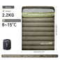 BSWOLF 2 Person Camping Sleeping Bag Four Seasons Portable Winter Sleeping Bag for Outdoor Camp Travel Hiking