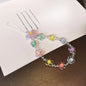 Colorful Macaron Bead Phone Lanyard Wrist Strap - Anti-Lost Short Handheld Mobile Chain for Women