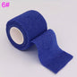 Colorful Self-Adhesive Elastic Sports Tape Wrap 5cm x 4.8m (2.0in x 15.7ft), Knee Wrist Ankle Finger Support Bandage for Tattoo and Pets