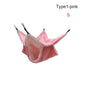 Plush Double-Layer Small Pet Hammock — Hanging Cage Bed for Hamsters, Rats, Squirrels & Sugar Gliders (Small 7.87×7.87 in / 20×20 cm; Large 13.78×13.78 in / 34×34 cm)