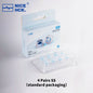 Liquid Silicone Ear Tips - Noise-Isolating Reusable Earbud Eartips, Soft Skin-Friendly Ear Caps (SS/S/M/L) Universal Fit