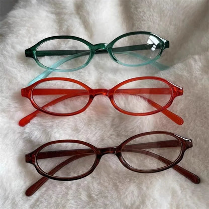 Y2K Retro Rectangle Fashion Glasses - Blue Light Blocking, Acetate Frame, TAC Lens, 4 Colors, Women's Vintage Eyewear