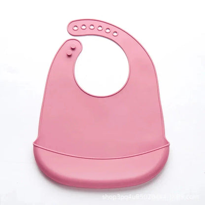 1-3pcs Baby Bib Adjustable Waterproof Bibs Babies Soft Edible Silicone