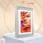 Acrylic Digital Photo Frame 5 in (12.7 cm) / 7 in (17.8 cm) IPS – 1000mAh Rechargeable, Type-C Upload, 2–8GB Memory, Vertical & Horizontal Playback