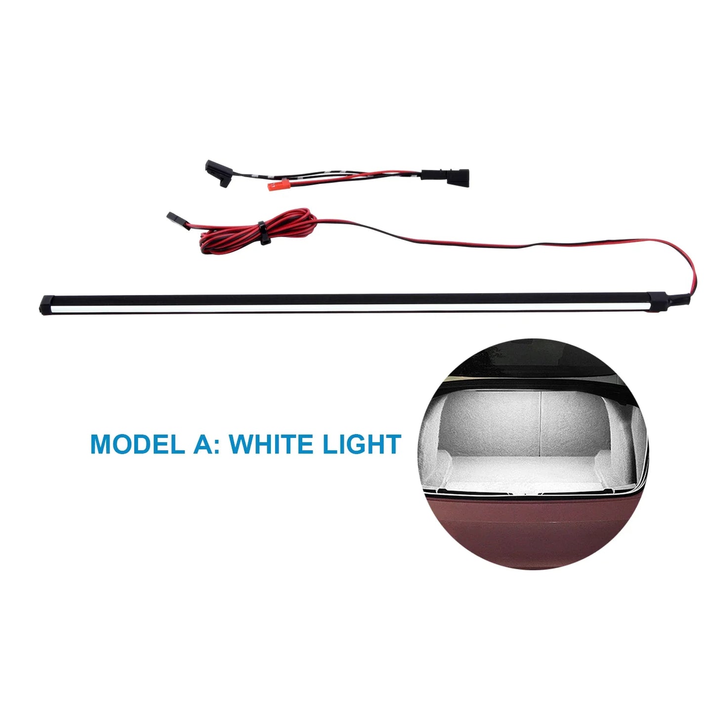 LED Trunk Light Strip for Model 3 – Bright Interior Atmosphere Lighting, Non-Destructive Install