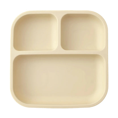 BPA Free Silicone Divided Suction Baby Plate